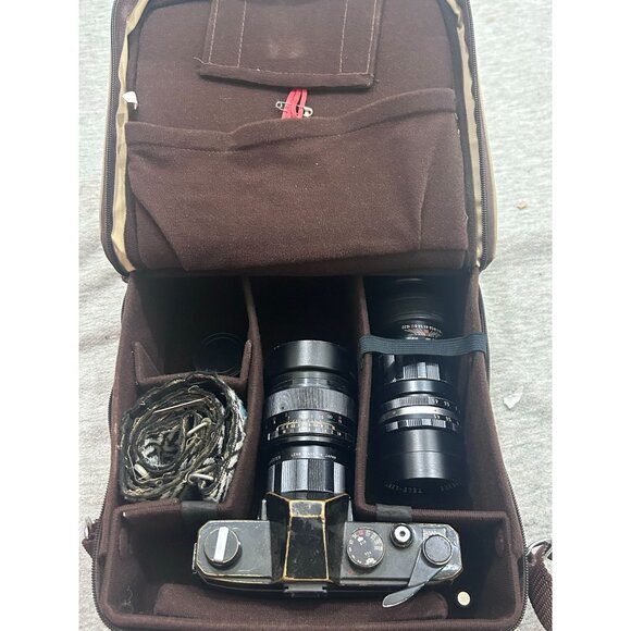 Mamiya/Sekor 1000 DTL Film Camera Sekor Auto 200mm 1:4.5 Lens Camera Case - Picture 14 of 16